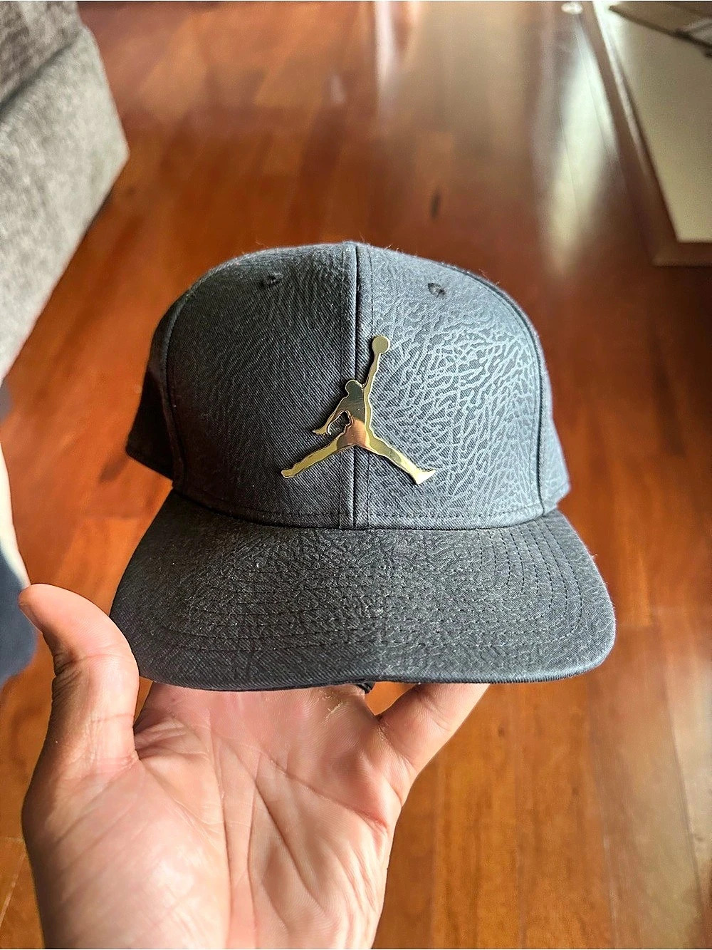 Jordan Jumpman Elephant Print Ingot Pro Hat Black